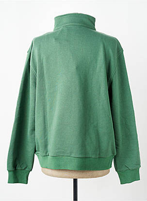 Sweat-shirt stretch manches longues vert FAGUO homme
