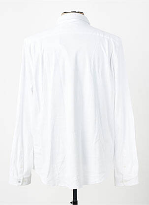 Chemise manches longues coupe cintrée blanc IKKS homme