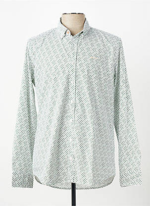 Chemise manches longues coupe cintrée vert NEW ZEALAND AUCKLAND homme
