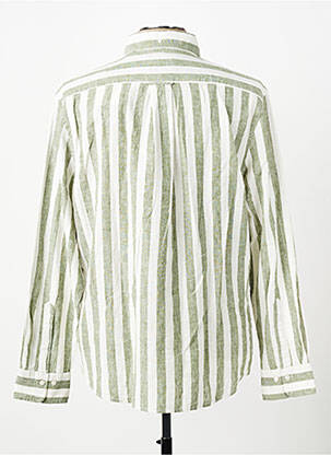 Chemise manches longues poches vert GANT homme