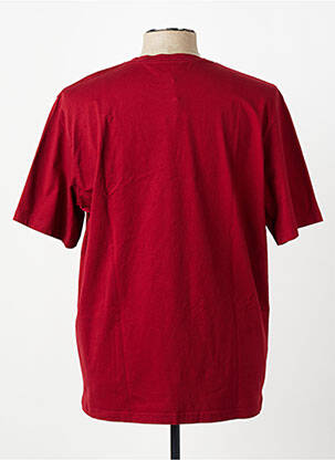 T-shirt bio manches courtes rouge BASK IN THE SUN homme