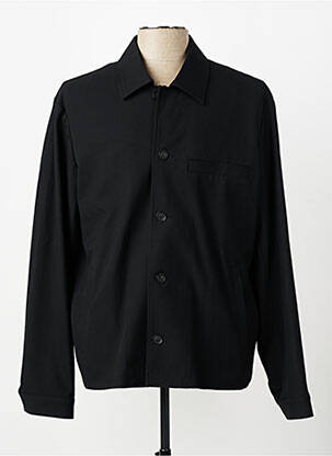 Veste casual fermeture boutonnée sur le devant noir SELECTED homme