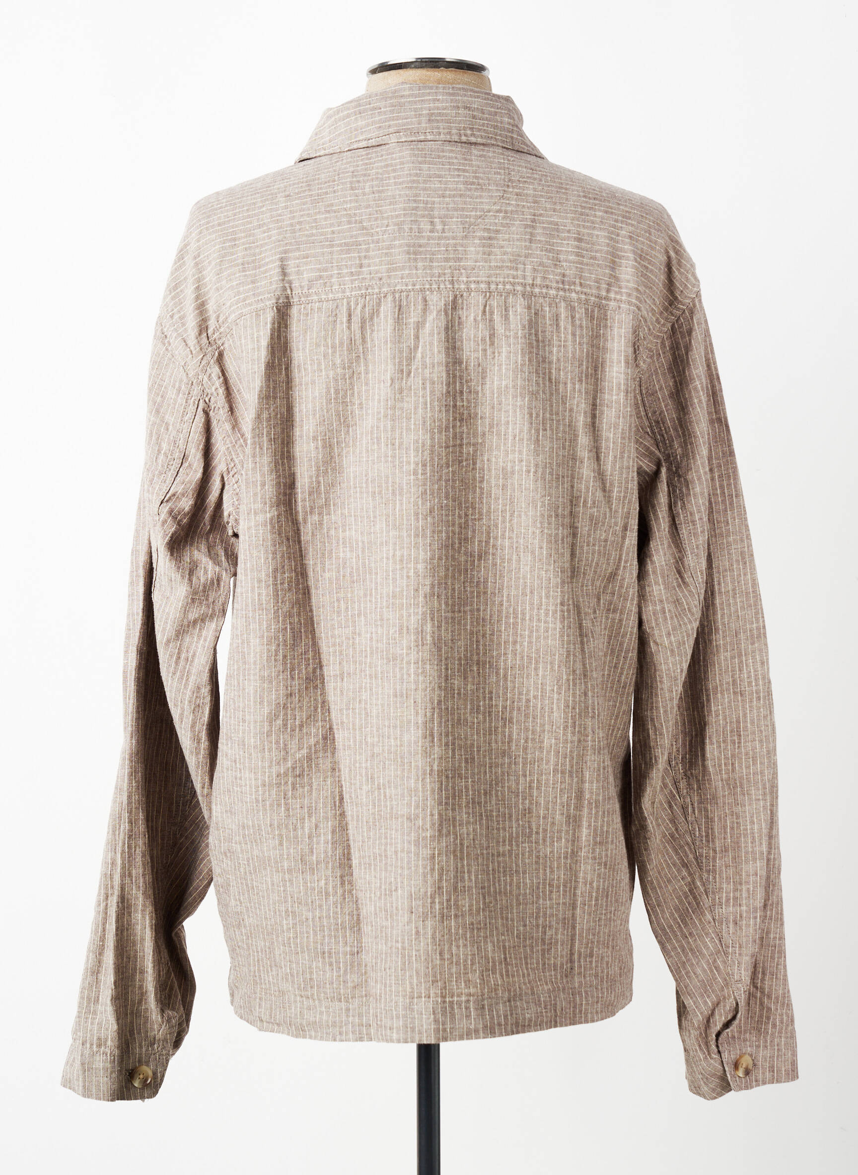 Veste casual fermeture boutonnée sur le devant marron DSTREZZED homme