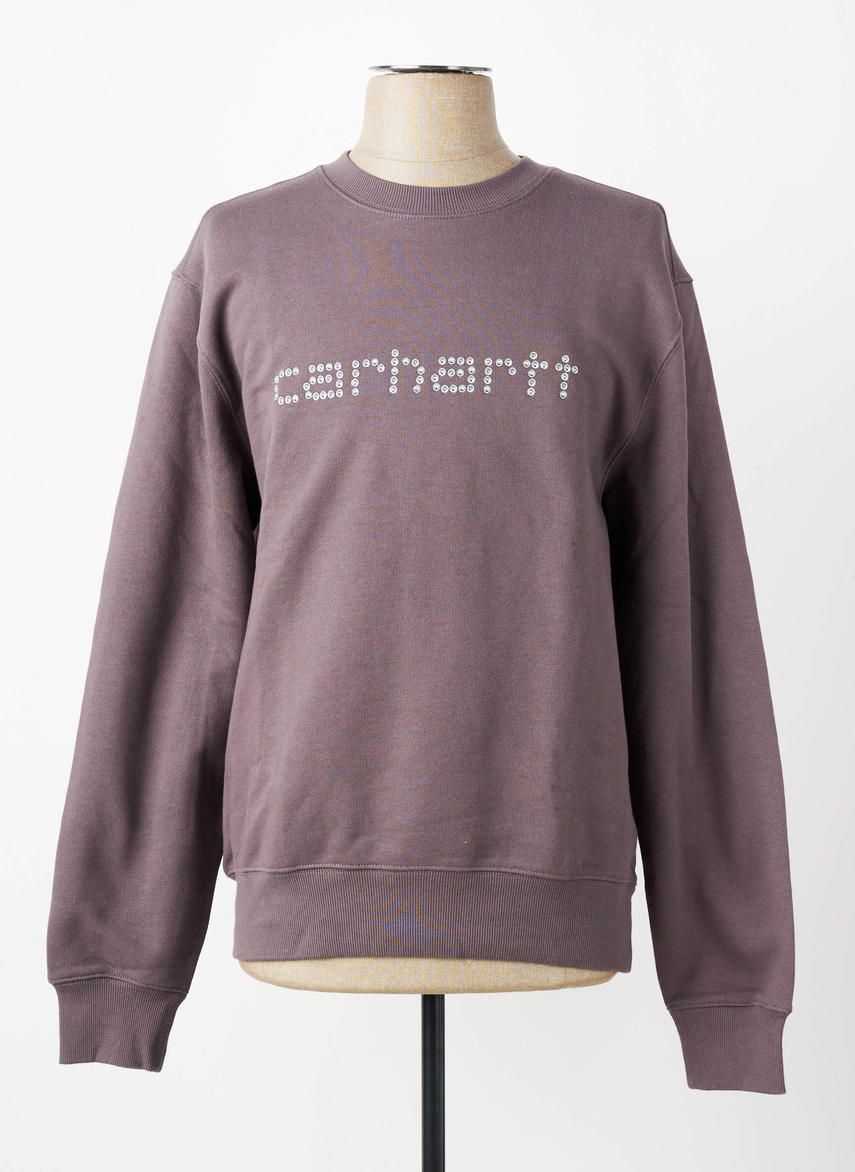 Sweat-shirt stretch manches longues marron CARHARTT homme