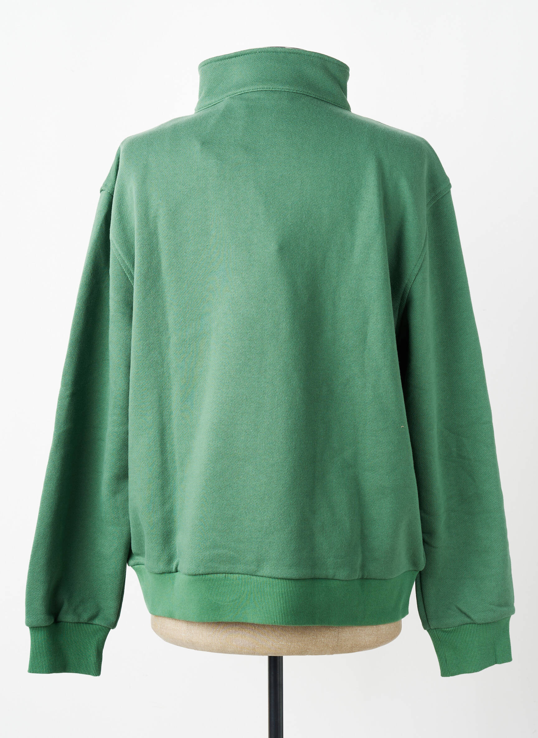 Sweat-shirt stretch manches longues vert FAGUO homme