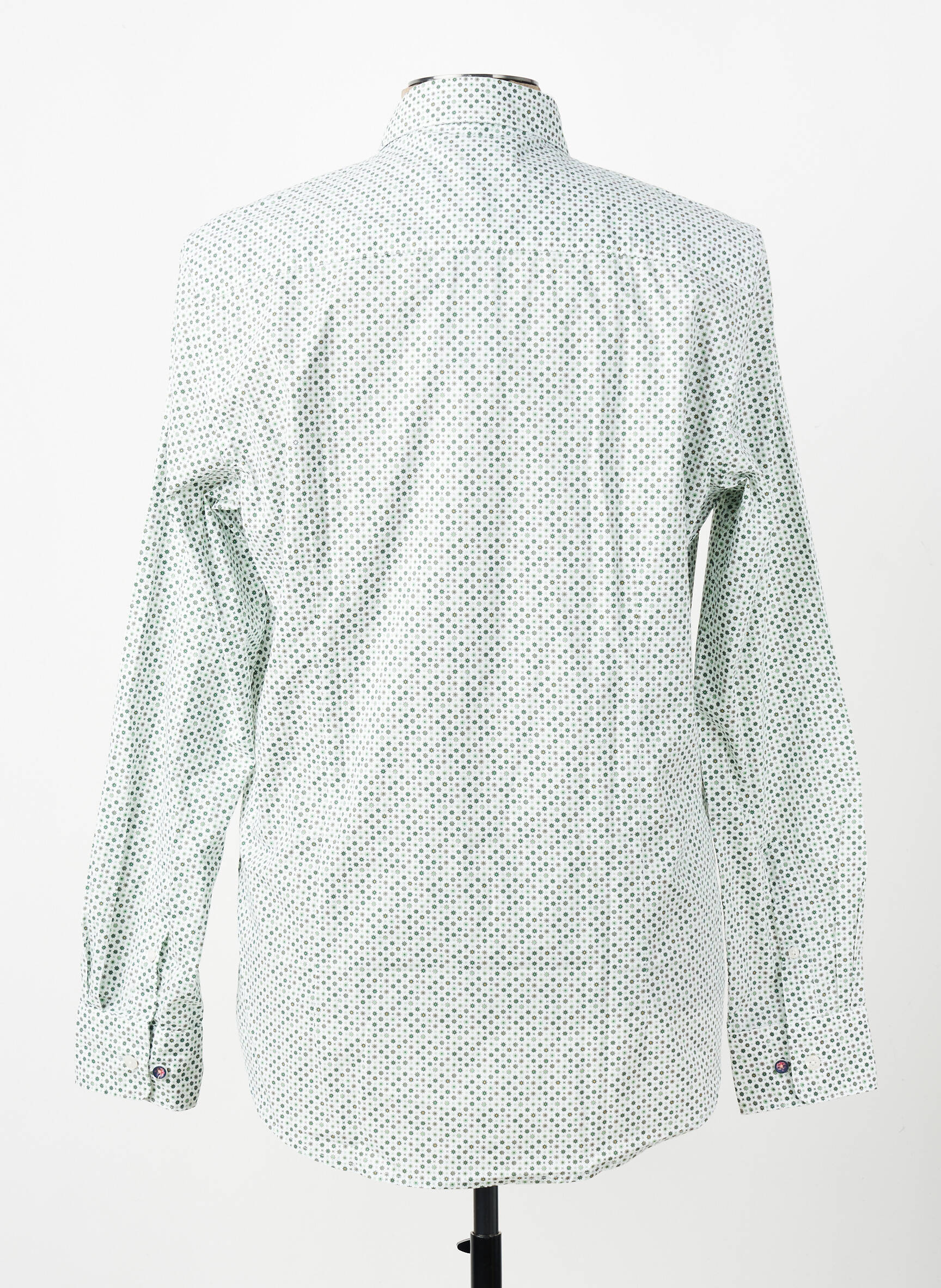 Chemise manches longues coupe cintrée vert NEW ZEALAND AUCKLAND homme