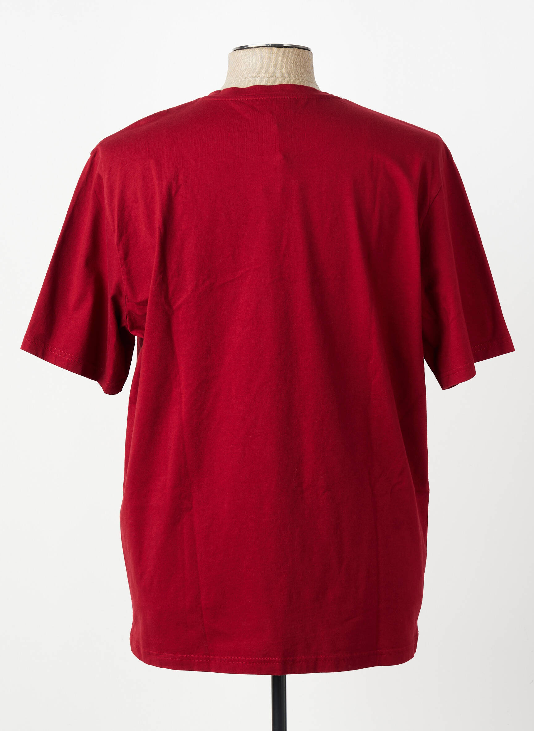 T-shirt bio manches courtes rouge BASK IN THE SUN homme