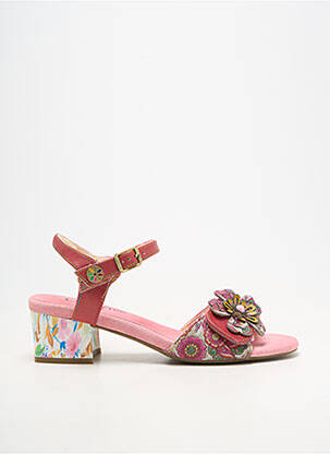 Sandales/nu pieds fermeture boucle(s) talon de 4 à 6cm rose LAURA VITA femme