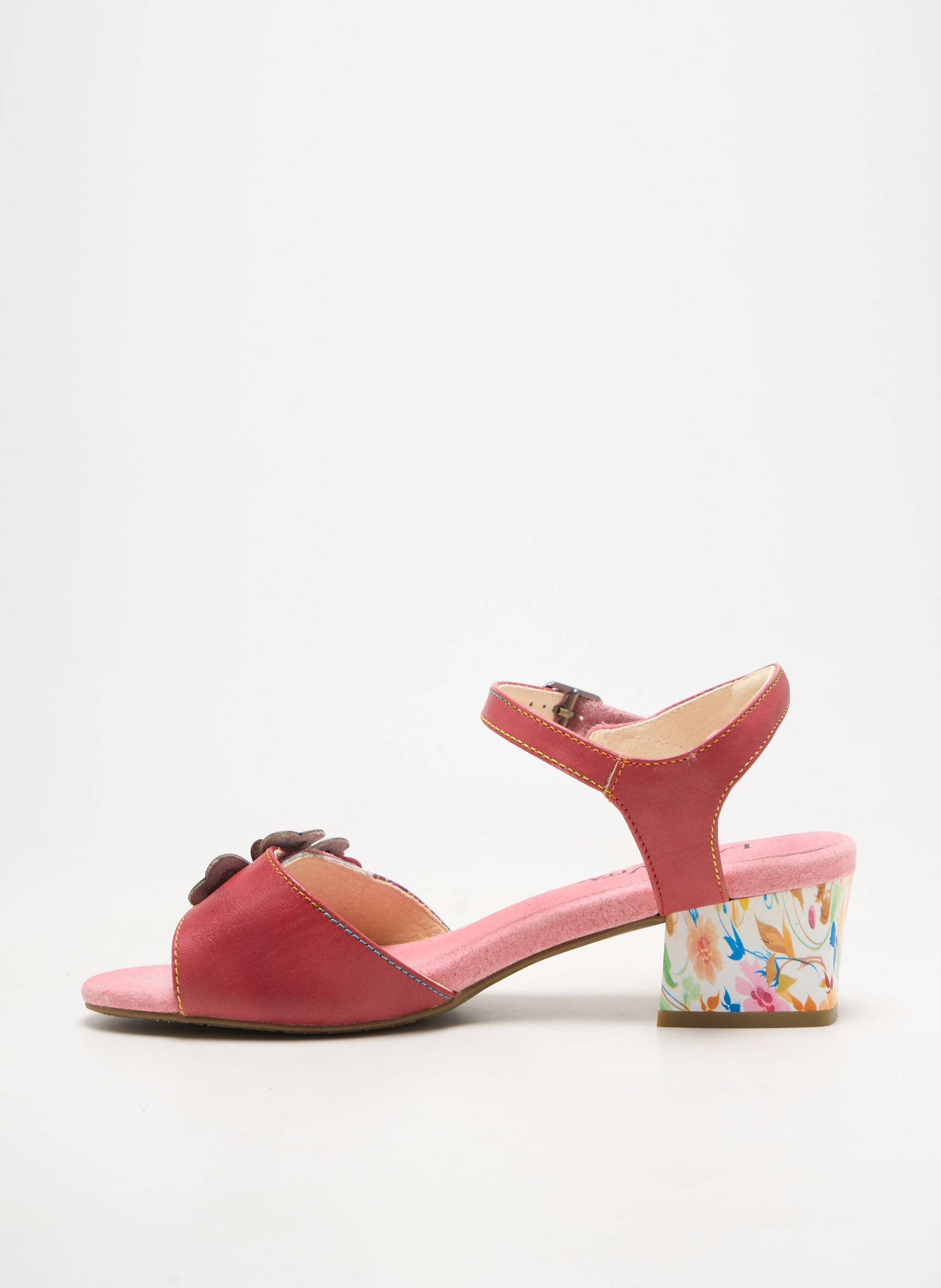 Sandales/nu pieds fermeture boucle(s) talon de 4 à 6cm rose LAURA VITA femme