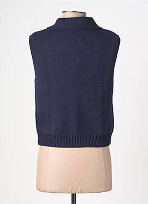 Gilet sans manche coupe cintrée bleu VILA femme