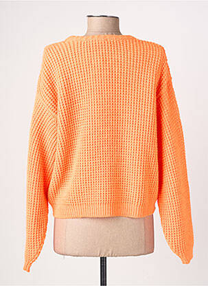 Pull stretch manches longues orange AMERICAN VINTAGE femme