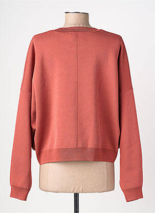 Pull stretch manches longues orange GERTRUDE femme