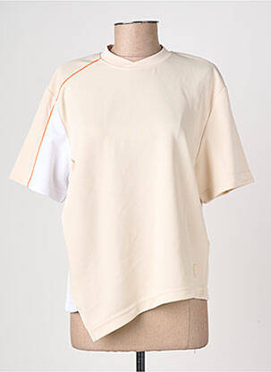 T-shirt col v manches courtes beige GERTRUDE femme