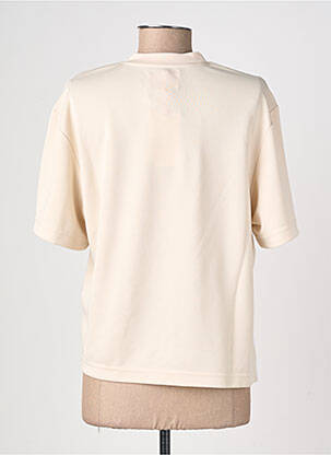 T-shirt col v manches courtes beige GERTRUDE femme