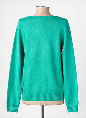 Pull col v manches longues vert VILA femme