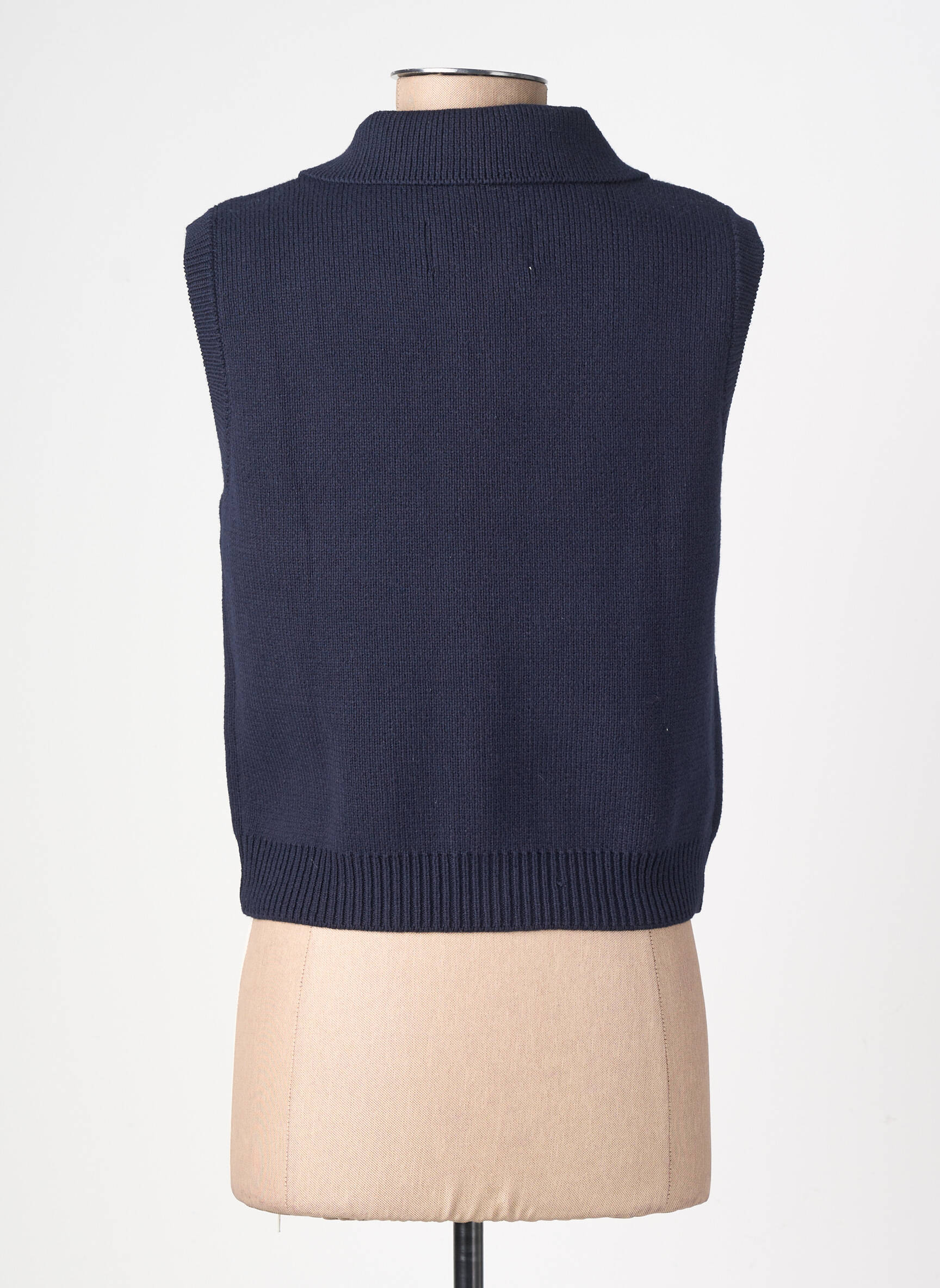 Gilet sans manche coupe cintrée bleu VILA femme
