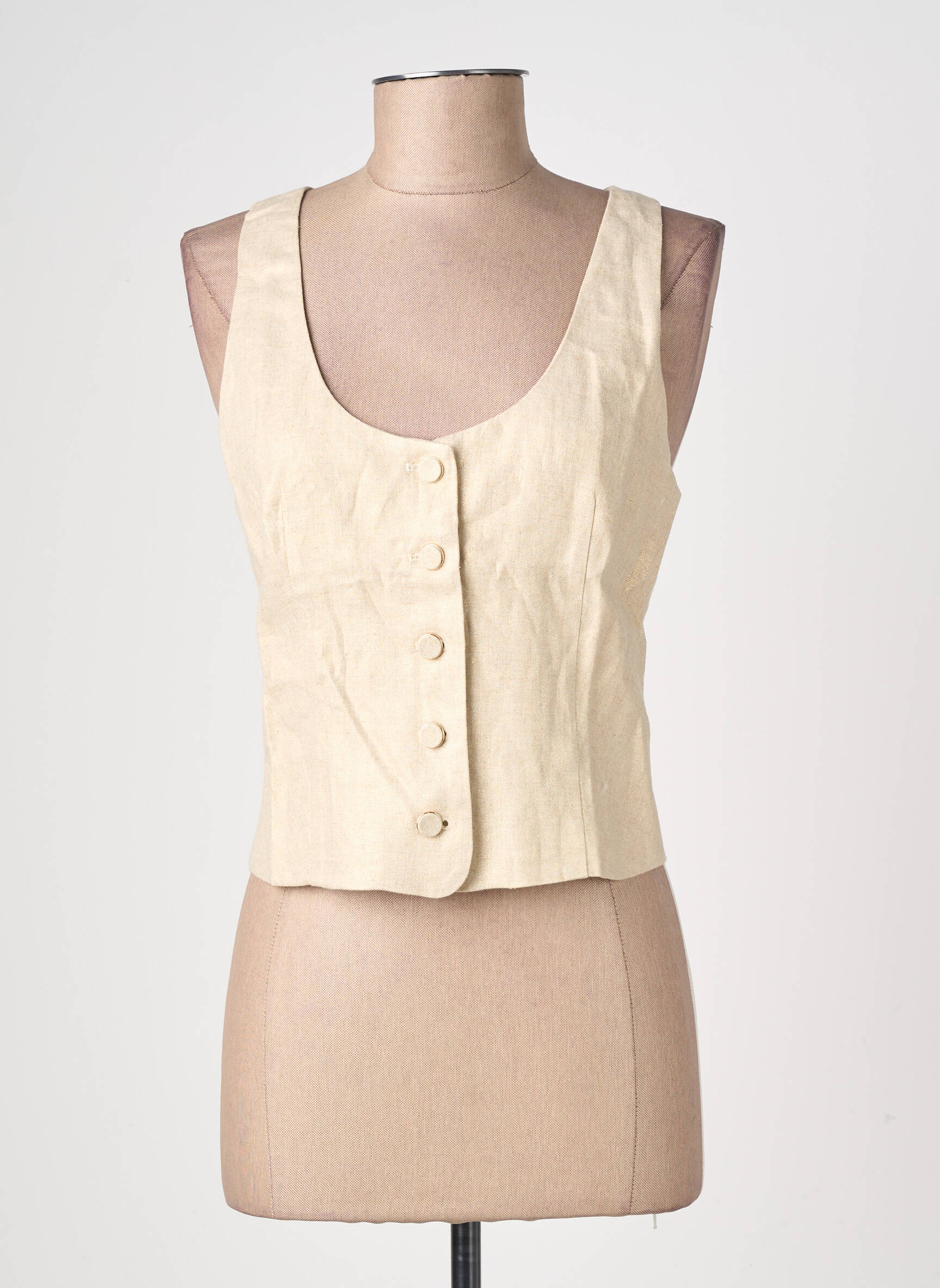 Gilet sans manche doublure or LA PETITE ETOILE femme