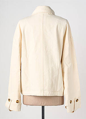 Veste casual poches beige THINKING MU femme