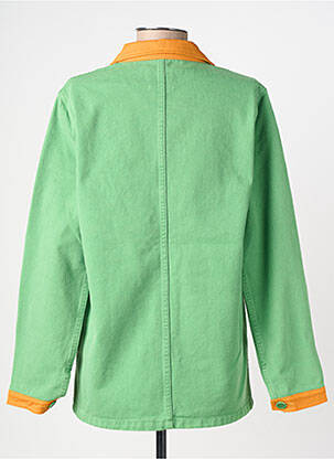 Veste casual coupe droite vert GRAINE femme