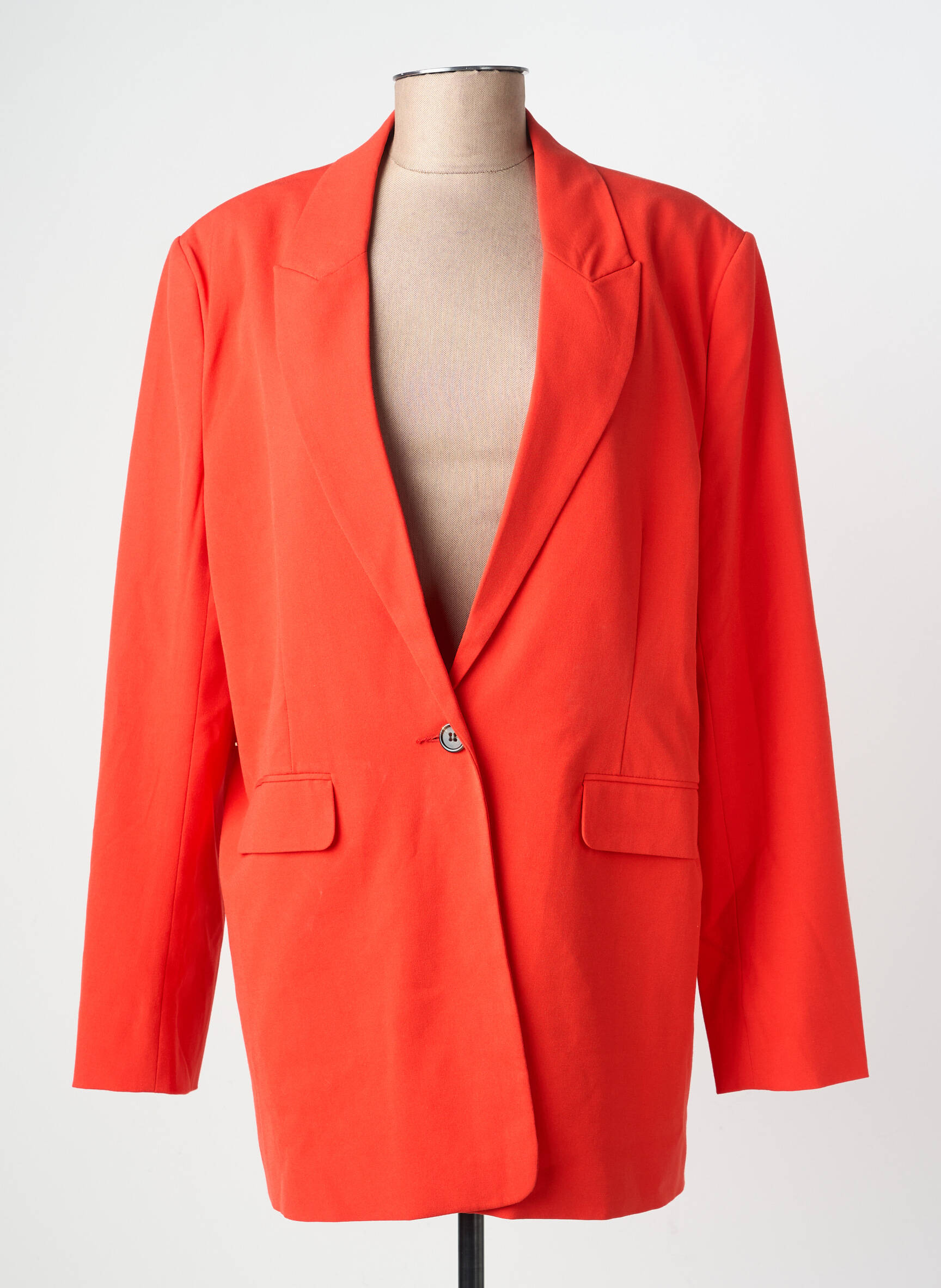 Blazer poches orange B.YOUNG femme