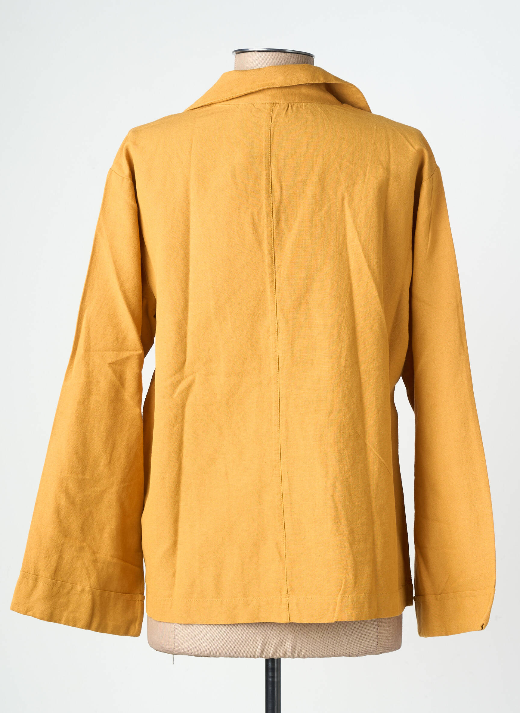 Blazer fausses poches jaune VILA femme