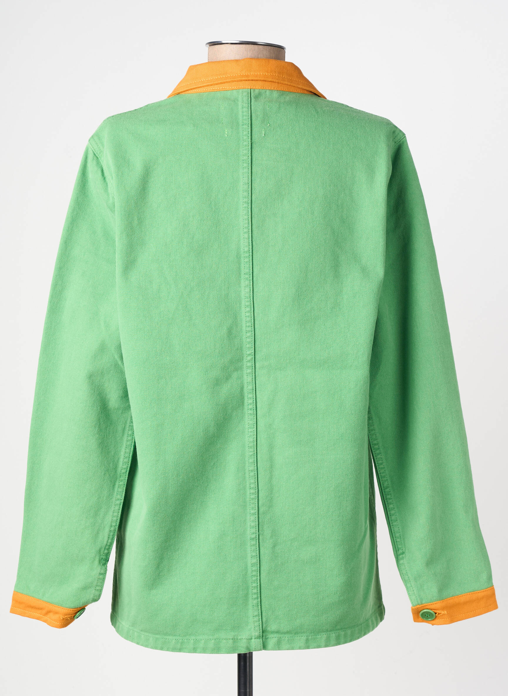Veste casual coupe droite vert GRAINE femme