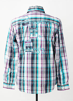 Chemise manches longues manches longues bleu COMPTOIR DU RUGBY homme