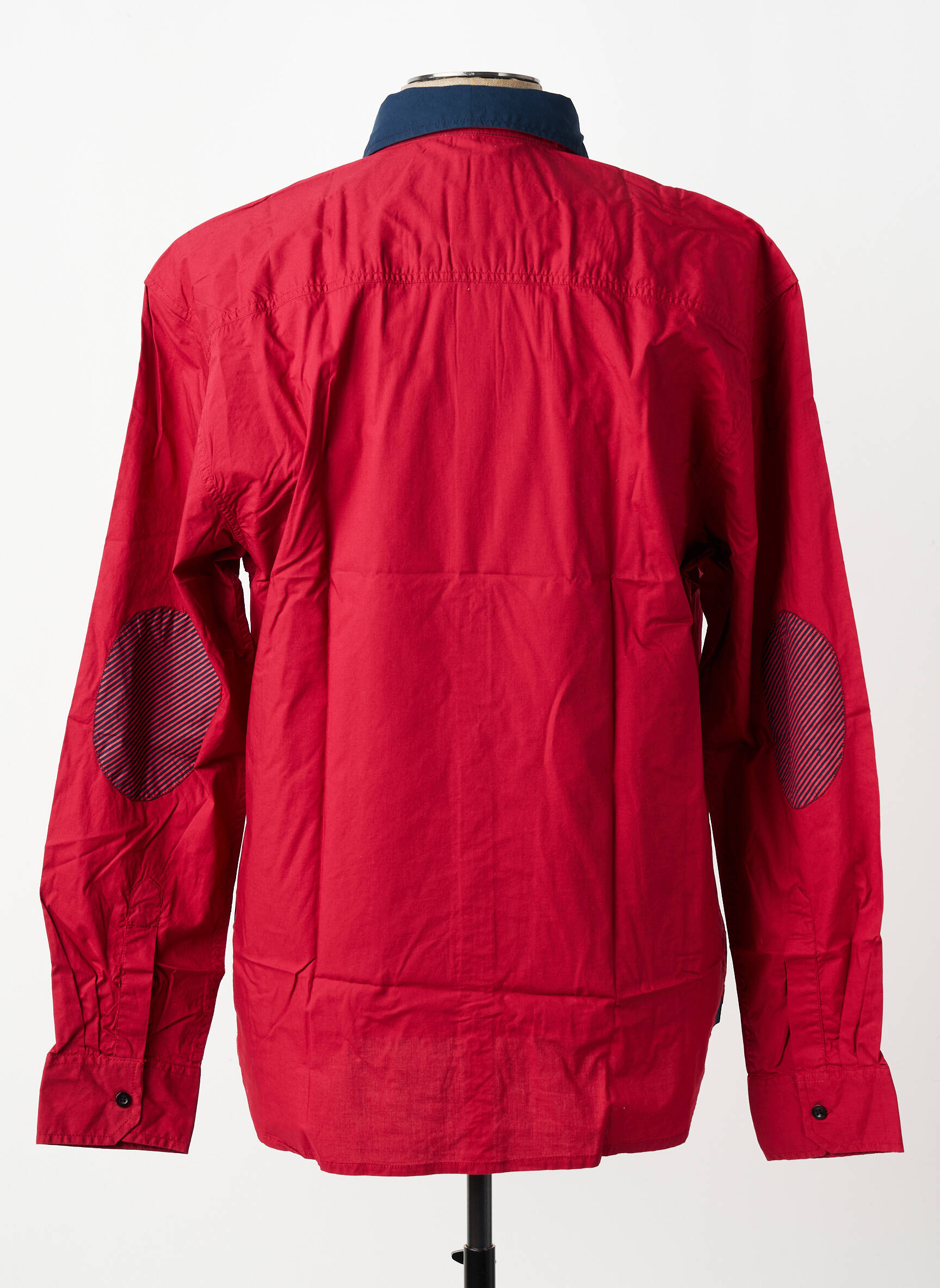 Chemise manches longues manches longues rouge COMPTOIR DU RUGBY homme