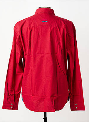 Chemise manches longues manches longues rouge COMPTOIR DU RUGBY homme