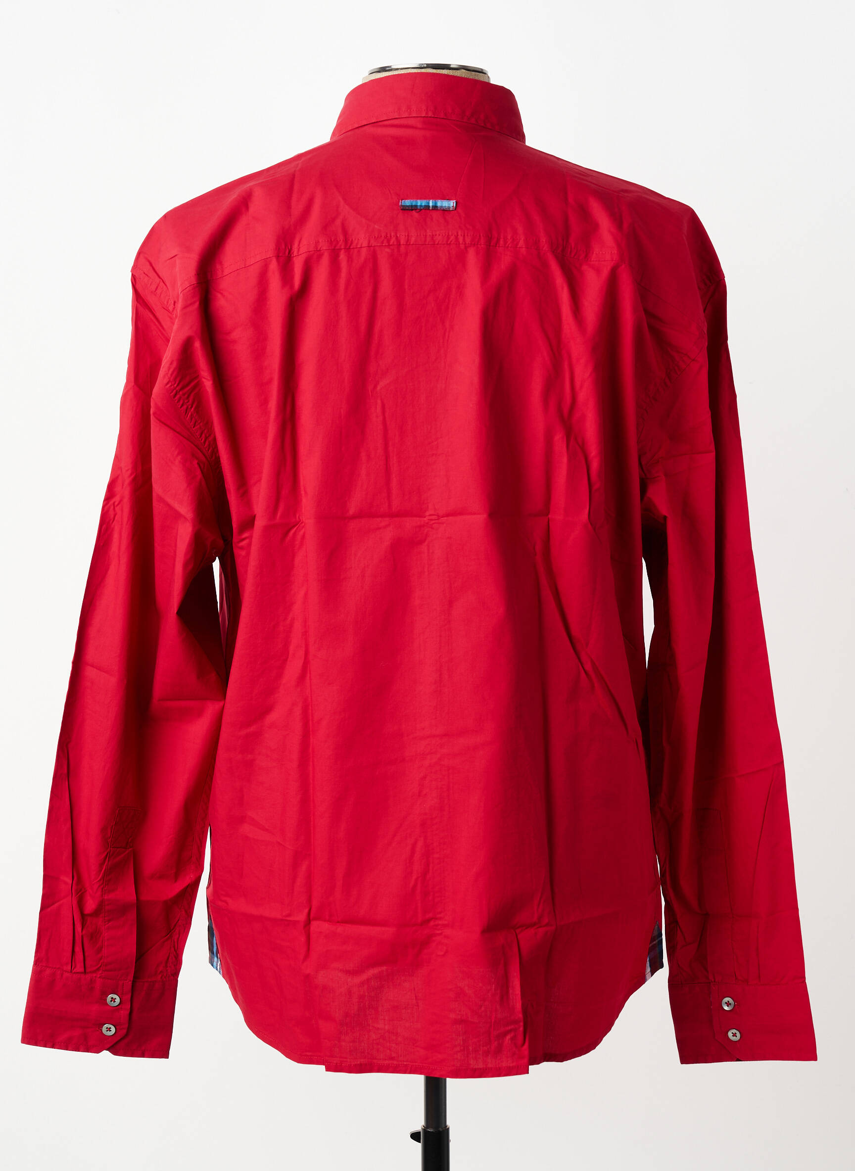 Chemise manches longues manches longues rouge COMPTOIR DU RUGBY homme