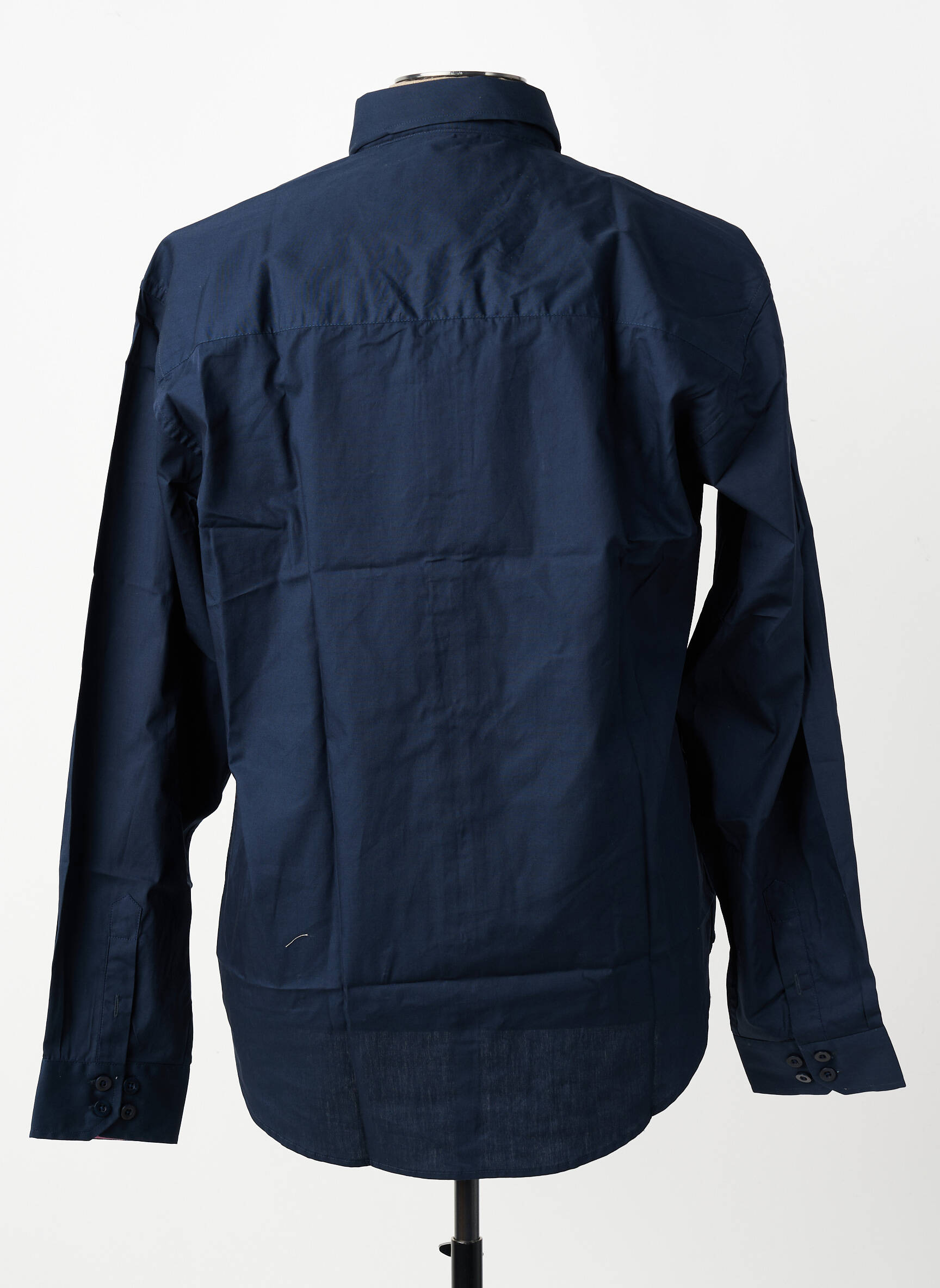 Chemise manches longues coupe droite bleu COMPAGNIE DU SUD OUEST BY 15 & 13 homme