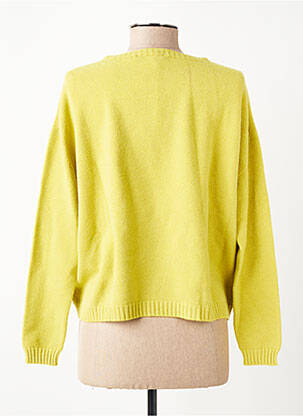Pull stretch manches longues vert L'ATELIER D'ANNA femme
