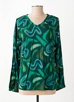 T-shirt manches longues manches longues vert AGATHE & LOUISE femme