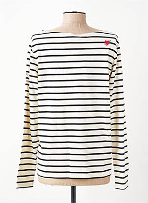 T-shirt manches longues manches longues beige MAT DE MISAINE femme