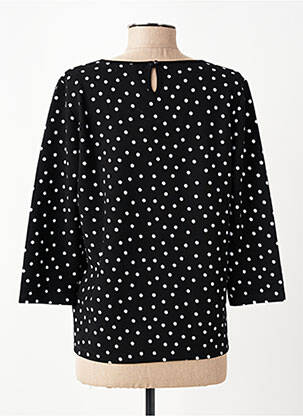 Top stretch manches 3/4 noir JULIE GUERLANDE femme