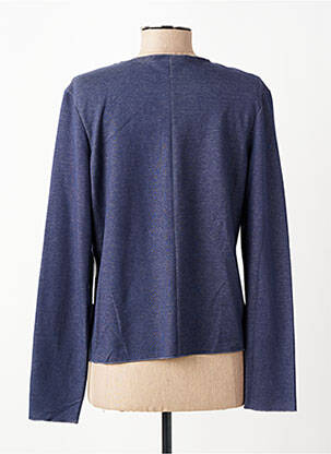 Gilet manches longues stretch bleu BETTY BARCLAY femme