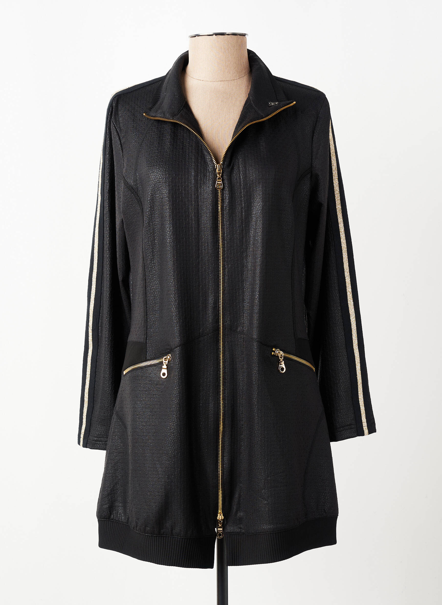 Veste casual poches noir FRED SABATIER femme