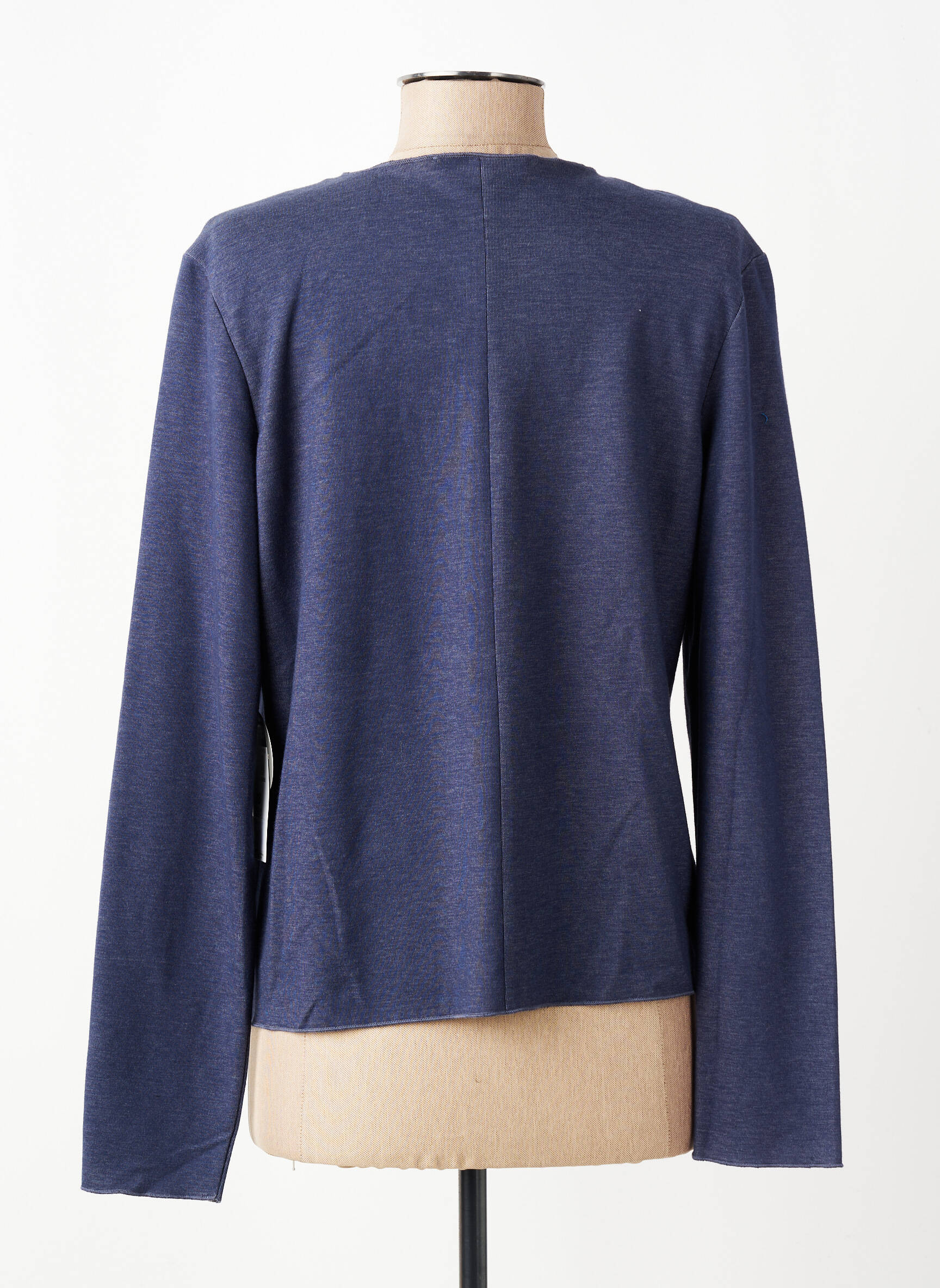 Gilet manches longues stretch bleu BETTY BARCLAY femme