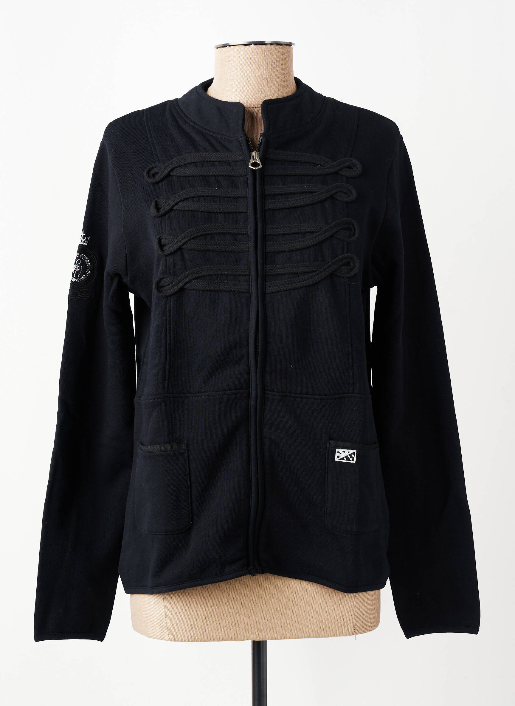 Veste casual poches noir BLACK WELLIS femme