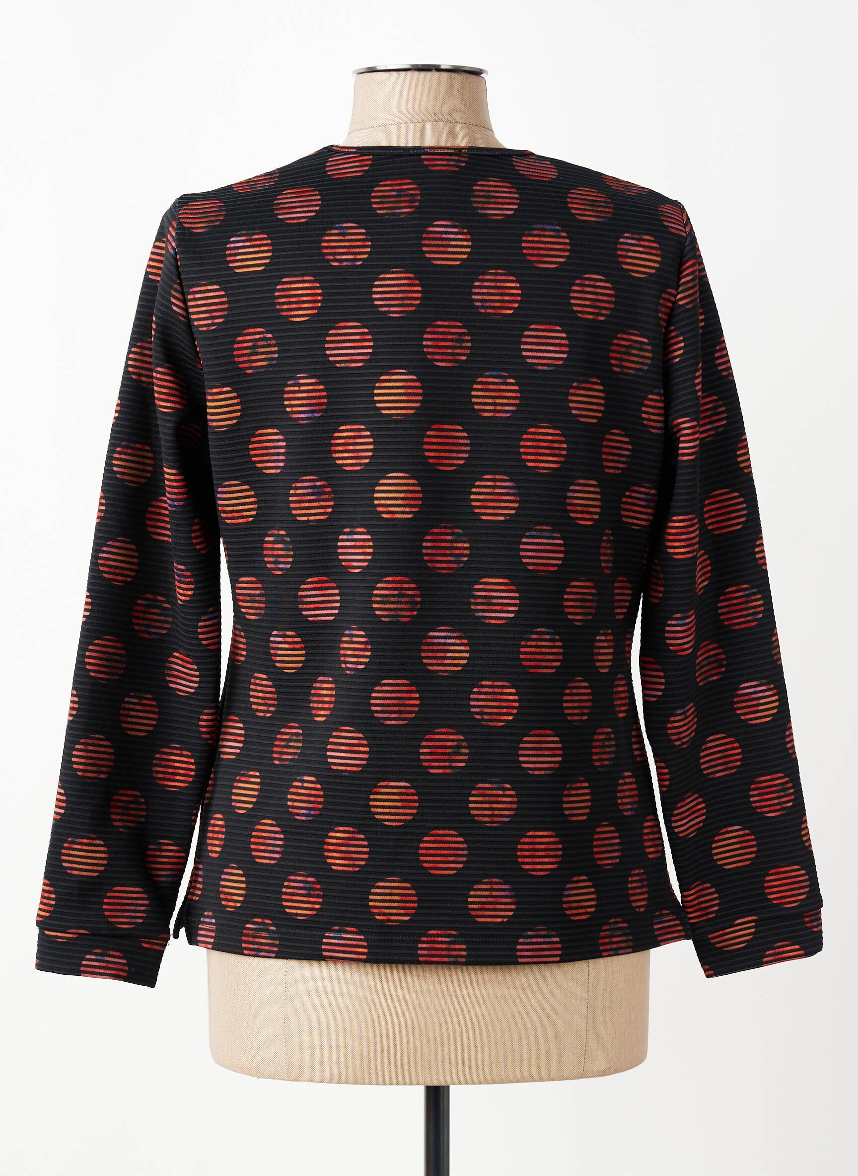 Top stretch manches longues noir GUY DUBOUIS femme