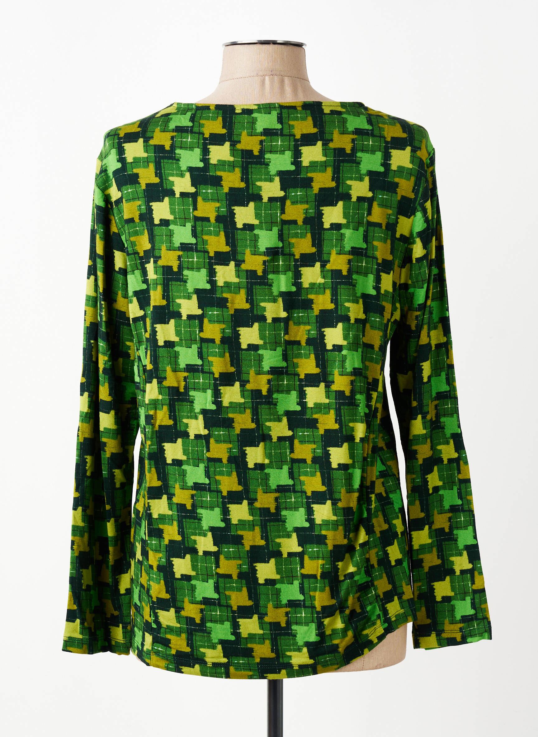 T-shirt manches longues manches longues vert AGATHE & LOUISE femme