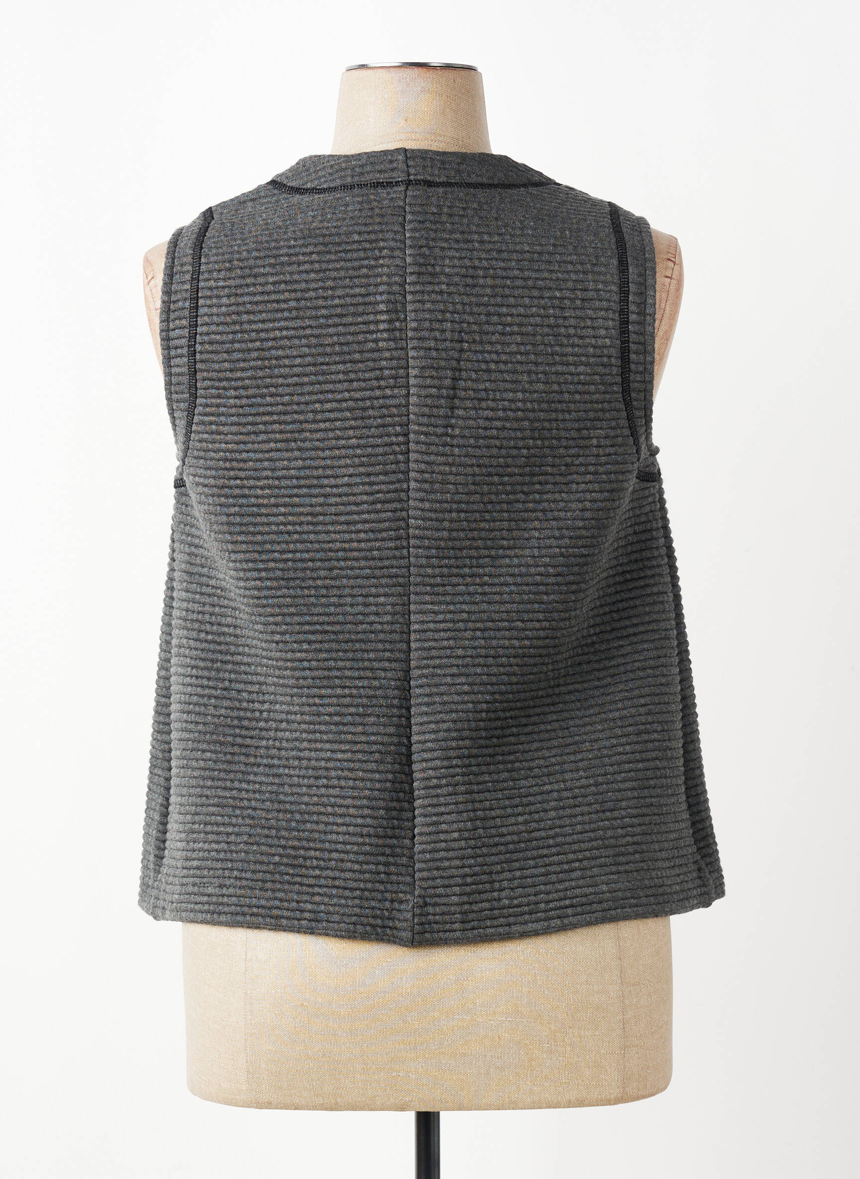 Gilet sans manche poches gris TELMAIL femme
