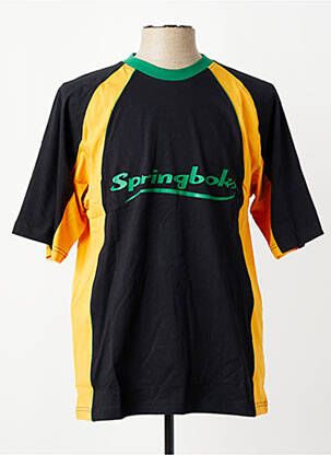 T-shirt stretch manches courtes noir SA RUGBY homme