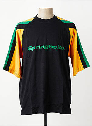 T-shirt stretch manches courtes noir SA RUGBY homme