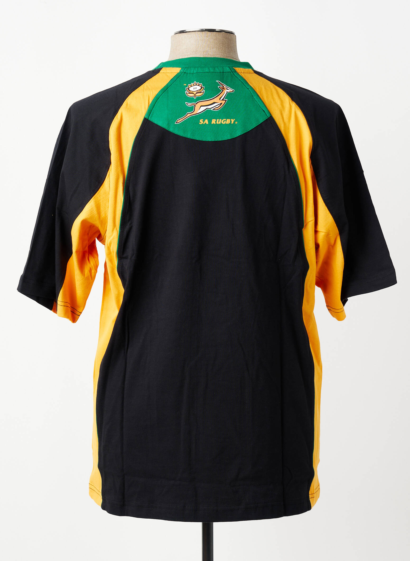 T-shirt stretch manches courtes noir SA RUGBY homme