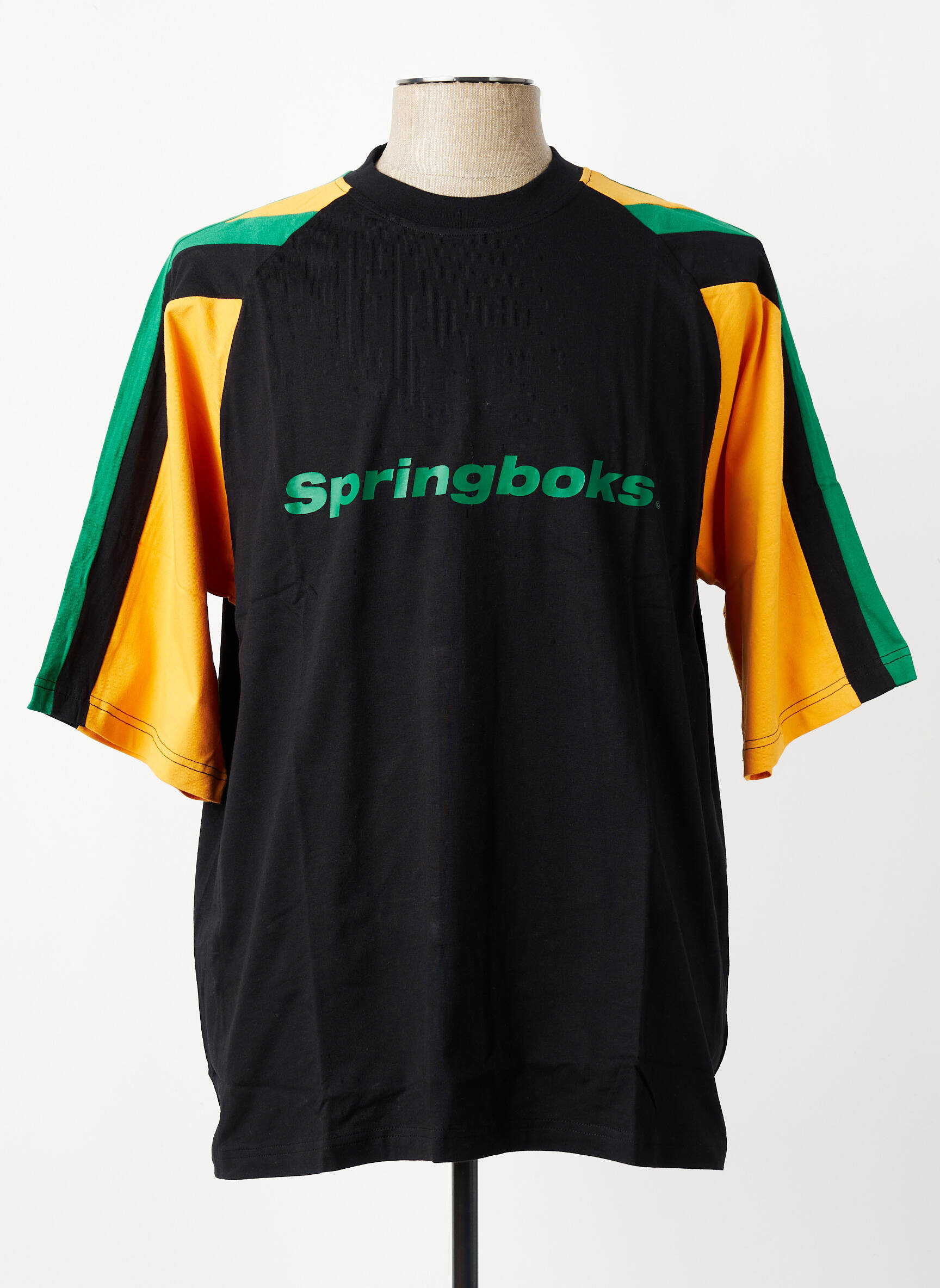 T-shirt stretch manches courtes noir SA RUGBY homme