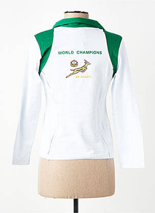 Polo manches longues manches longues blanc SA RUGBY femme