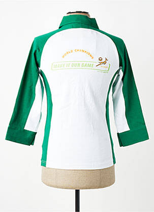 Polo manches 3/4 manches 3/4 blanc QUINZE & TREIZE femme