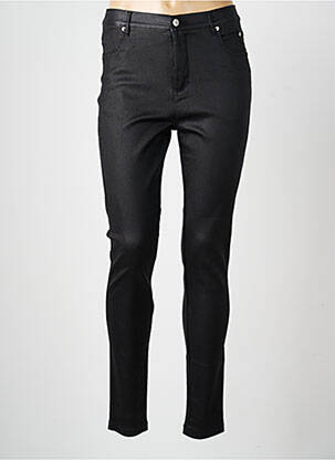 Pantalon slim stretch taille normale noir MARBLE femme