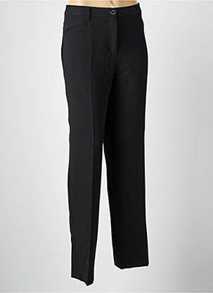 Pantalon droit stretch taille normale noir DIVAS femme